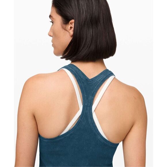Lululemon Women’s Cool Racerback II *Dye - Washed Night Diver - Picture 5 of 11